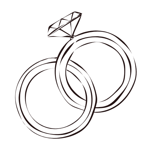 icono anillos de bodas